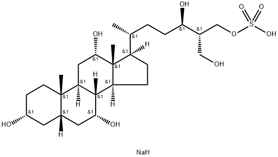 鲨胆甾醇硫酸酯钠 结构式