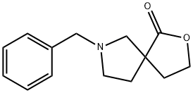 7-苄基-1-噁-7-氮杂螺[4.4]-2-壬酮 结构式