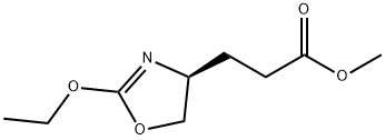 4-Oxazolepropanoicacid,2-ethoxy-4,5-dihydro-,methylester,(S)-(9CI) 结构式