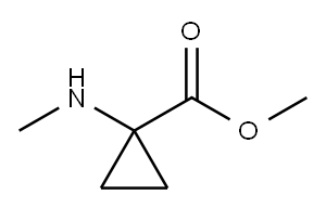 1-(甲基氨基)环丙烷-1-羧酸甲酯 结构式
