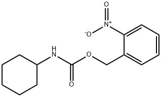 氨基甲酸, 环己基-, (2-硝基苯基)甲酯 (9CI) 结构式