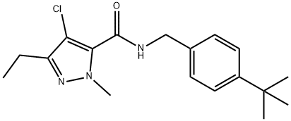 吡螨胺 结构式
