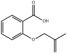 2-[(2-methyl-2-propenyl)oxy]benzoic acid 结构式