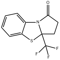 3a-(TrifluoroMethyl)-3,3a-dihydrobenzo[d]pyrrolo[2,1-b]thiazol-1(2H)-one 结构式