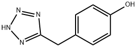 4-((1H-四唑-5-基)甲基)苯酚 结构式
