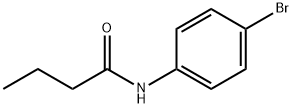 N-(4-溴苯基)丁酰胺 结构式