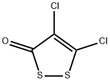 二氯-1,2-二硫环戊烯酮 结构式