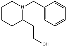 1-BENZYL-2-(2-HYDROXYETHYL) PIPERIDINE 结构式