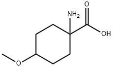1-氨基-4-甲氧基环己烷甲酸 结构式