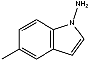 1H-Indol-1-amine,5-methyl-(9CI) 结构式