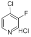 3-氟-4-氯吡啶盐酸盐 结构式