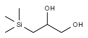 3-(三甲基硅基)-1,2-丙二醇 结构式