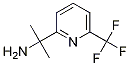 2-(6-(三氟甲基)吡啶-2-基)丙烷-2-胺 结构式