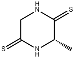 2,5-Piperazinedithione,  3-methyl-,  (S)-  (9CI) 结构式