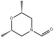 4-Morpholinecarboxaldehyde, 2,6-dimethyl-, cis- (9CI) 结构式