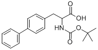 2-(BOC-氨基)-3-(联苯-4-基)丙酸 结构式