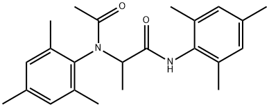 Propanamide, 2-[acetyl(2,4,6-trimethylphenyl)amino]-N-(2,4,6-trimethylphenyl)- (9CI) 结构式