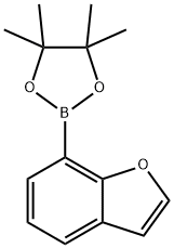 苯并呋喃-7-硼酸频那醇酯 结构式