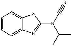 Cyanamide, 2-benzothiazolyl(1-methylethyl)- (9CI) 结构式