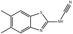 Cyanamide, (5,6-dimethyl-2-benzothiazolyl)- (9CI) 结构式