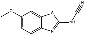 Cyanamide, (6-methoxy-2-benzothiazolyl)- (9CI) 结构式