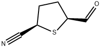 2-Thiophenecarbonitrile, 5-formyltetrahydro-, cis- (9CI) 结构式