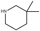 3,3-二甲基哌啶 结构式