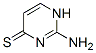 4(1H)-Pyrimidinethione, 2-amino- (9CI) 结构式