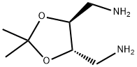 (4S,5S)-4,5-二(氨甲基)-2,2-二甲基二氧杂烷 结构式