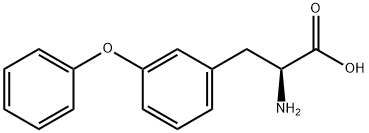 3-苯氧基-DL-苯丙氨酸 结构式
