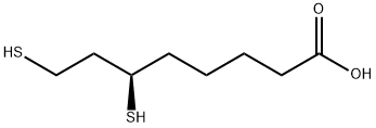 (R)-6,8-二巯基辛酸 结构式