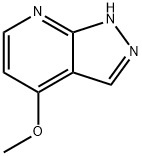 4-甲氧基-1H-吡唑并[3,4-B]吡啶 结构式