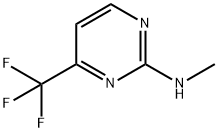 N-甲基-4-三氟甲基嘧啶-2-胺 结构式