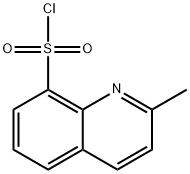 2-甲基喹啉-8-磺酰氯 结构式