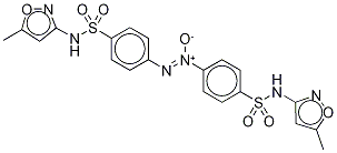 4,4'-Azoxybis[N-(5-Methyl-3-isoxazolyl)-benzenesulfonaMide 结构式