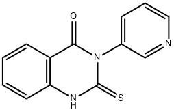 3-(吡啶-3-基)-2-硫-3,4-二氢喹唑啉-4-酮 结构式