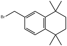 6-(溴甲基)-1,2,3,4-四氢-1,1,4,4,-四甲基萘 结构式