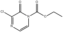 3-氯-2-氧代-1(2H)-吡嗪羧酸乙酯 结构式