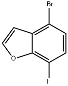 4-溴-7-氟苯并呋喃 结构式