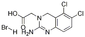 2-AMino-5,6-dichloro-3(4H)-quinazoline Acetic Acid HydrobroMide 
(Anagrelide IMpurity B) 结构式