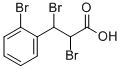 2,3-DIBROMO-3-(2-BROMOPHENYL)PROPIONIC ACID 结构式