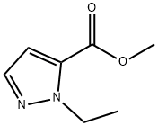 1-乙基-1H-吡唑-5-羧酸甲酯 结构式