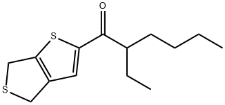 1-(4,6-二氢噻吩并[3,4-B]噻吩-2-基)-2-乙基-1-己酮 结构式