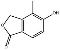 5-羟基-4-甲基异苯并呋喃-1(3H) - 酮 结构式