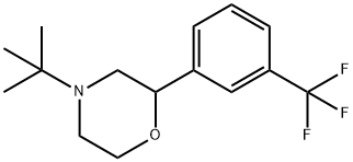 4-TERT-BUTYL-2-[3-(TRIFLUOROMETHYL)PHENYL]-MORPHOLINE 结构式