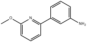 3-(6-甲氧基吡啶-2-基)苯胺 结构式