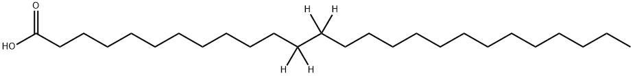 蜡酸-D4氘代 结构式