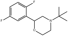 4-TERT-BUTYL-2-(2,5-DIFLUOROPHENYL)-MORPHOLINE 结构式