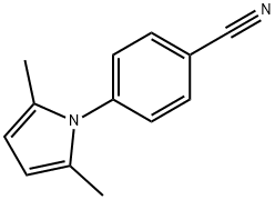 1-(4-氰苯基)-2,5-二甲基吡咯 结构式