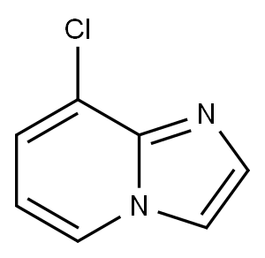 8-chloroiMidazo[1,2-a]pyridine 结构式